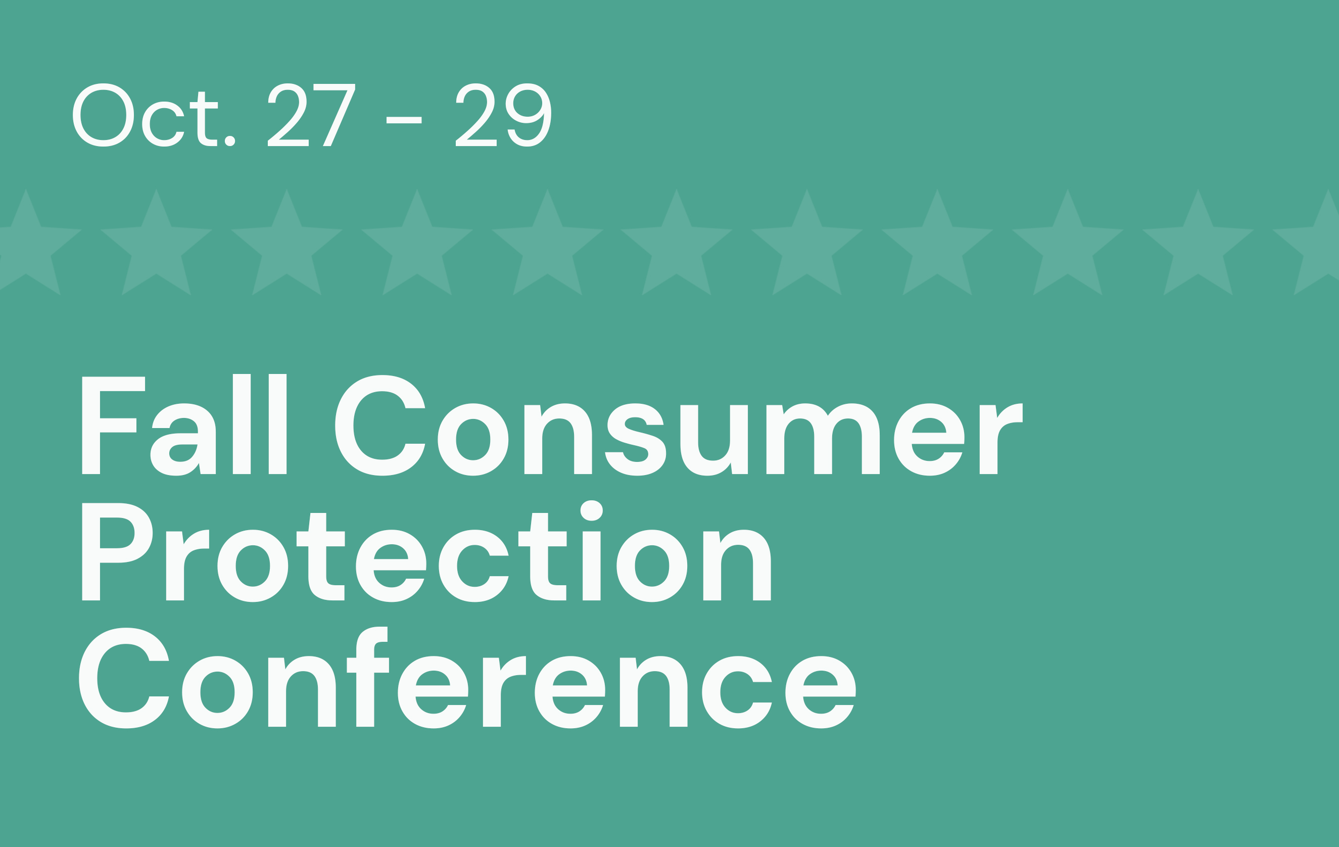 2020 10 NAAG Consumer Protection Fall Conference