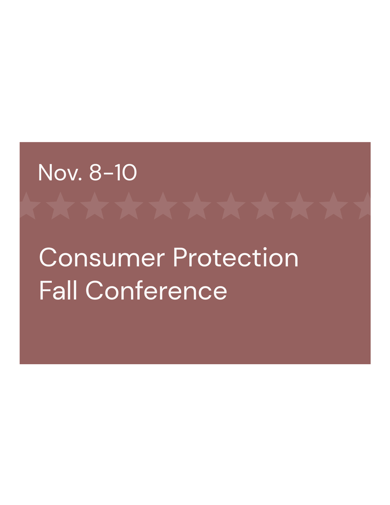 2021 Fall Conference (Virtual)